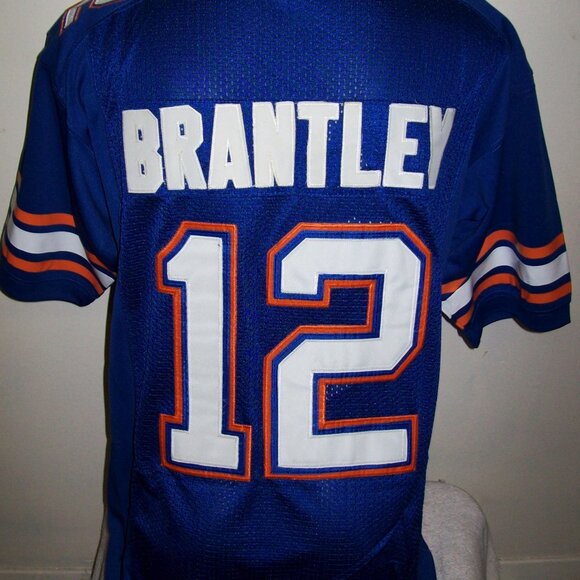 FLORIDA GATORS #12 John BRANTLEY Sewn Jersey BLUE L XL 2X 3X - Picture 4 of 4